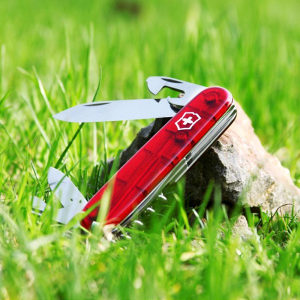 VICTORINOX-Noz Spartan (red) trans