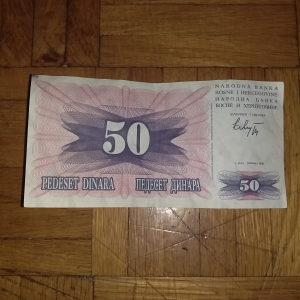 Stari dinari BiH 1992godine