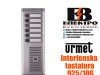 Interfon/Portafon Urmet tastatura 925/106