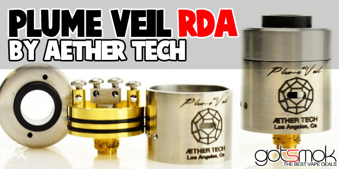 Plume Veil by Aethertech RDA Dripper