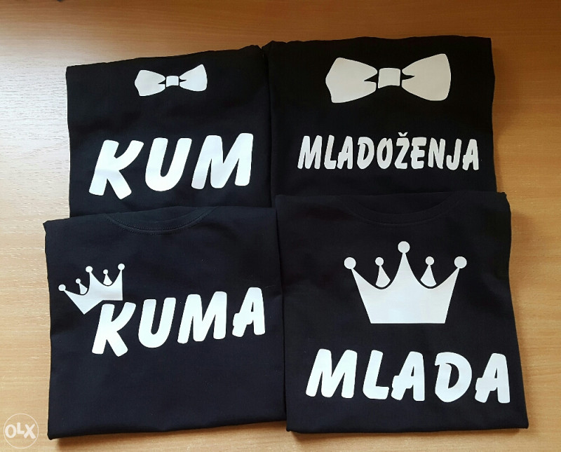 Djevojačko/Momačko veče (Majice po želji)