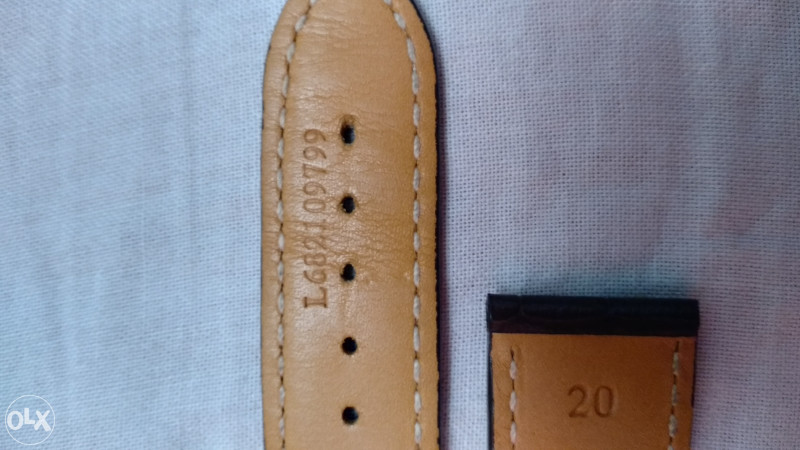 Longines orginal kroko narukvica 20 mm