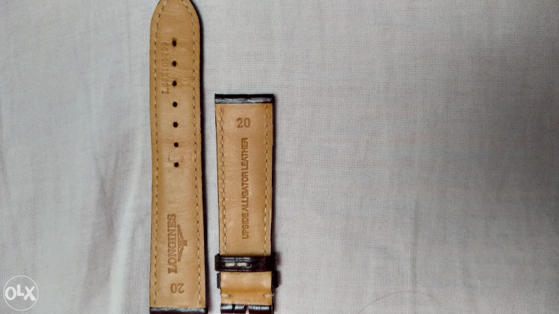 Longines orginal kroko narukvica 20 mm