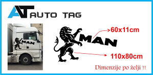 Stikeri i auto naljepnice/naljepnica za kamion MAN!