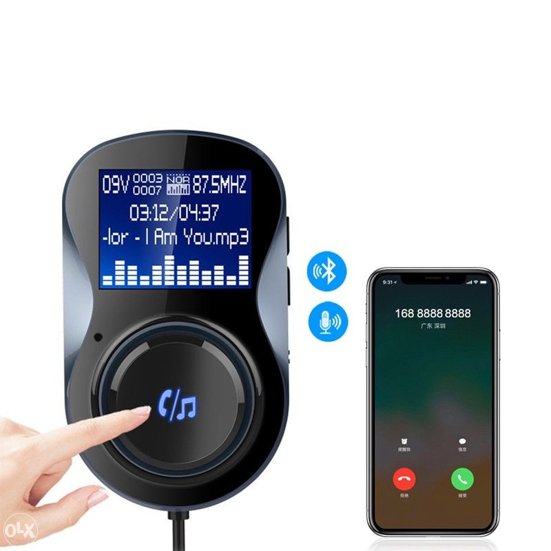 Bluetooth Blutooth MP3 player FM USB punjač