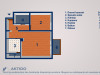 NOVOGRADNJA dvosoban stan površine 55,60m², Tuzla
