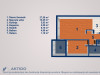 NOVOGRADNJA dvosoban stan površine 58,25m², Tuzla